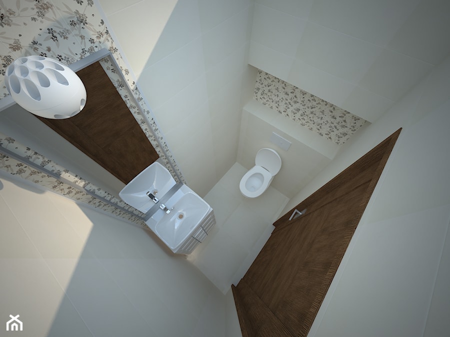 Pomieszczenie wc dla gości - zdjęcie od Aranżacja | Wnętrza | Projekty | Wykończenia domów i mieszkań