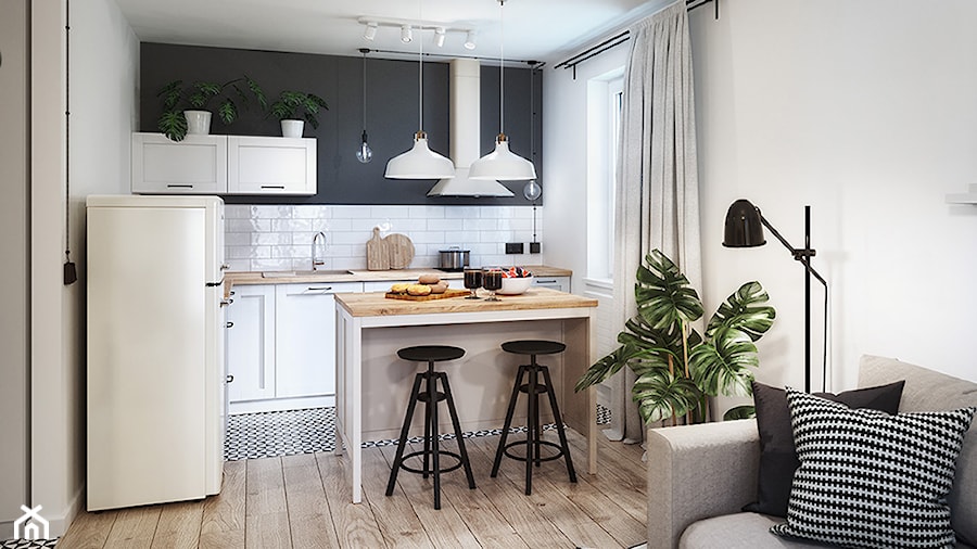 mieszkanie w stylu skandynawskim - Kuchnia, styl skandynawski - zdjęcie od RT Studio