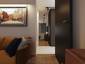 Apartament w Aachen // Niemcy - Szary salon, styl nowoczesny - zdjęcie od SIKORA WNĘTRZA