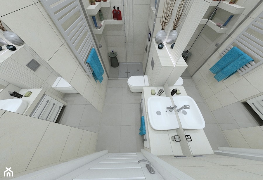 Konkurs łazienka na nowo 7 - Łazienka, styl nowoczesny - zdjęcie od ARTIEGO Lublin- Projekty wnętrz