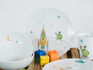 Kolekcja porcelany dla dzieci Kosmos - zdjęcie od zulana.pl