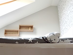 Na poddaszu - Sypialnia, styl nowoczesny - zdjęcie od marlenka