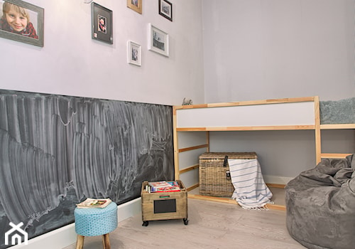 Duży biały czarny pokój dziecka dla dziecka dla chłopca dla dziewczynki, styl skandynawski - zdjęcie od emDesign home & decoration