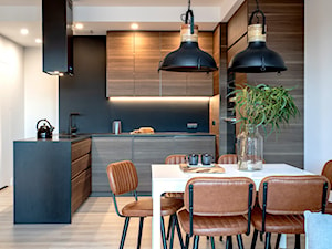 Orzech amerykański - Jadalnia, styl minimalistyczny - zdjęcie od emDesign home & decoration