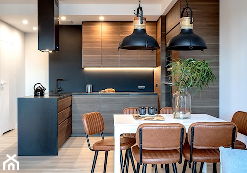 Orzech amerykański - Jadalnia, styl minimalistyczny - zdjęcie od emDesign home & decoration