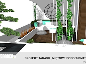 Taras " Miętowe Popołudnie" - Taras - zdjęcie od Lunatic Garden