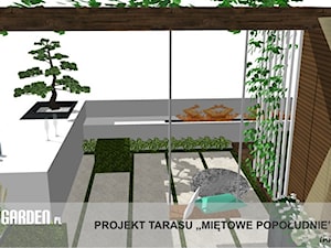 Taras " Miętowe Popołudnie" - Taras - zdjęcie od Lunatic Garden