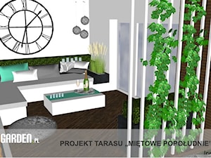 Taras " Miętowe Popołudnie" - Taras - zdjęcie od Lunatic Garden