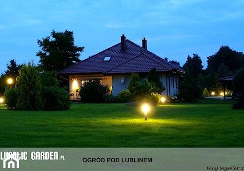 Ogród pod Lublinem - Duży ogród za domem z altaną - zdjęcie od Lunatic Garden
