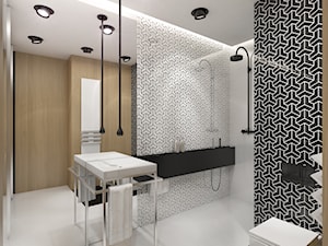 łazienka inspirowana art deco - apartament gdyński 2013 - zdjęcie od Anna Maria Sokołowska Architektura Wnętrz (dawniej Pracownia Projektowa Dragon Art )