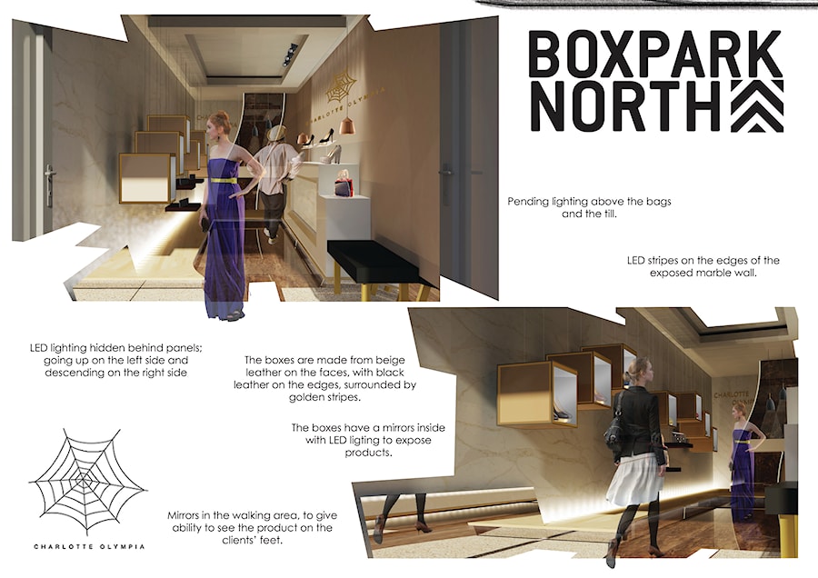 BOXPARK NORTH - Wnętrza publiczne, styl glamour - zdjęcie od Dominika Lewandowska