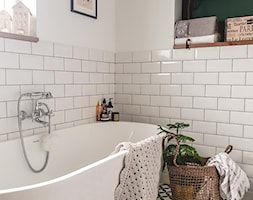 nowy dom - Mała bez okna łazienka, styl skandynawski - zdjęcie od homeonthehill.pl - Homebook