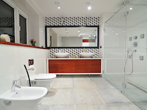 duża łazienka w domu jednorodzinnym - zdjęcie od pf design