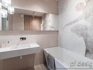 Łazienka z nutą romantyzmu - zdjęcie od pf design