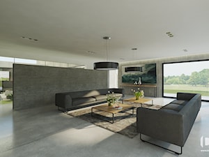 Minimal House - Salon, styl minimalistyczny - zdjęcie od INSPIRED DESIGN
