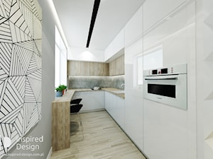 Mieszkanie w Łodzi - Kuchnia, styl nowoczesny - zdjęcie od INSPIRED DESIGN