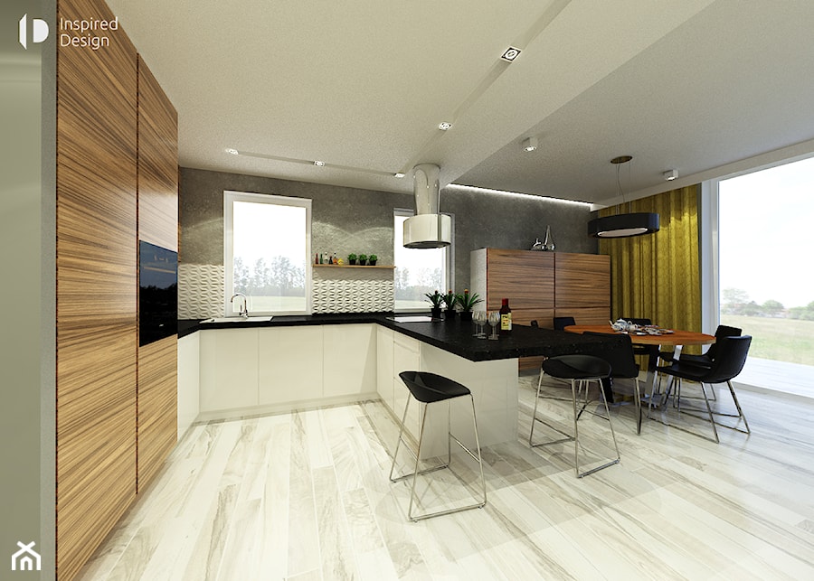Dom w Namysłowie - Kuchnia, styl nowoczesny - zdjęcie od INSPIRED DESIGN
