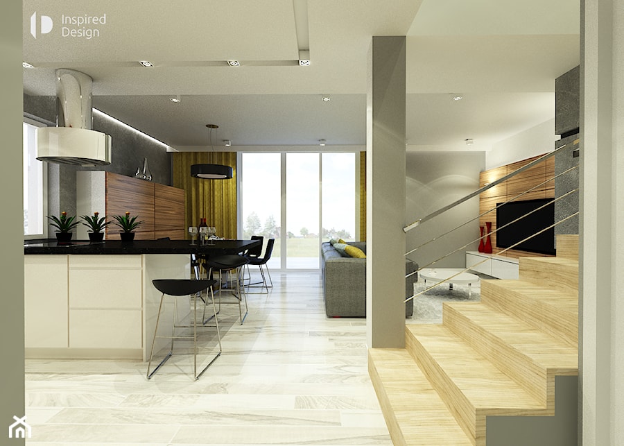 Dom w Namysłowie - Kuchnia, styl nowoczesny - zdjęcie od INSPIRED DESIGN