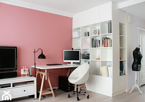 mieszkanie romantyczne - Salon, styl skandynawski - zdjęcie od essa-architektura