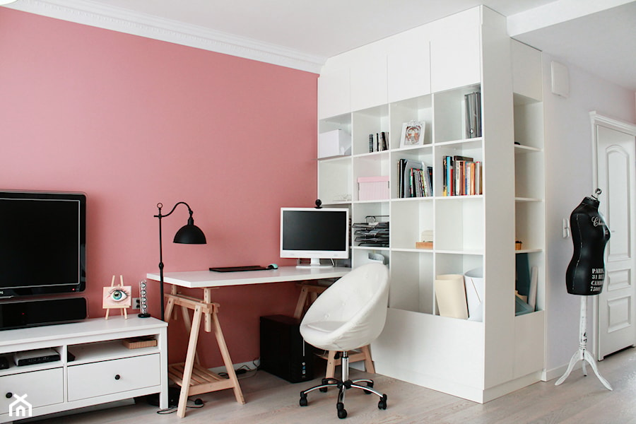 mieszkanie romantyczne - Salon, styl skandynawski - zdjęcie od essa-architektura