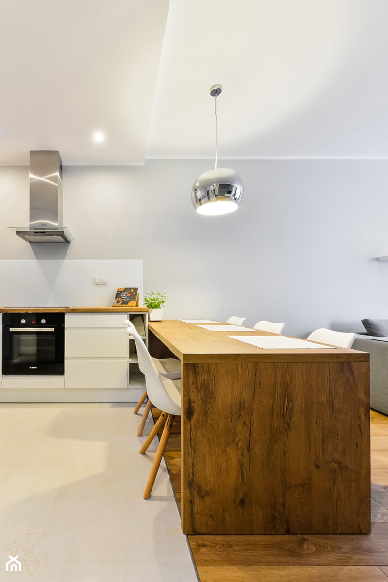 Mieszkanie na Ordona - Kuchnia, styl nowoczesny - zdjęcie od PK DESIGN Projektowanie Wnętrz Paulina Nieścior