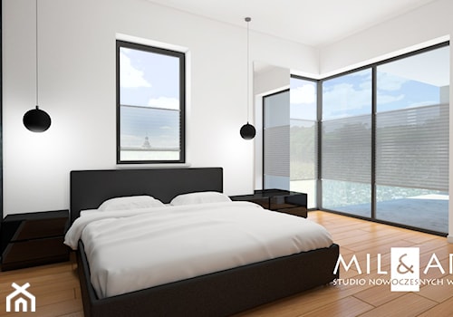 Sypialnia, styl minimalistyczny - zdjęcie od Miliart Studio