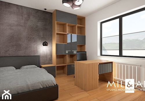 Sypialnia, styl minimalistyczny - zdjęcie od Miliart Studio
