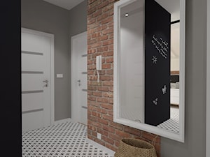 Mieszkanie na poddaszu w stylu skandynawskim - Hol / przedpokój, styl skandynawski - zdjęcie od Miliart Studio