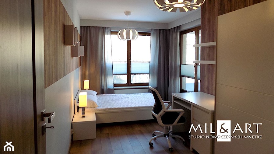 Sypialnia, styl nowoczesny - zdjęcie od Miliart Studio