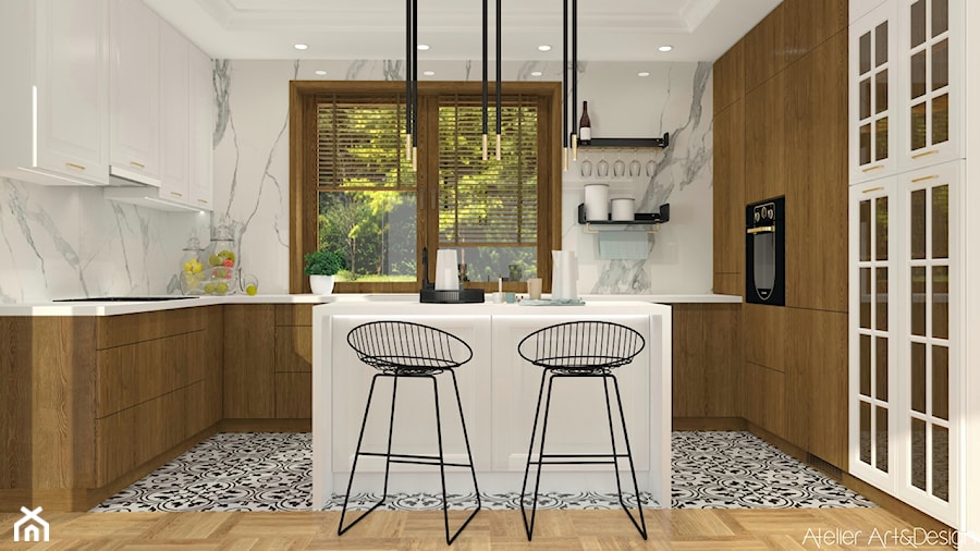 Dwie wersje kuchni - Kuchnia, styl nowoczesny - zdjęcie od Atelier Art&Design