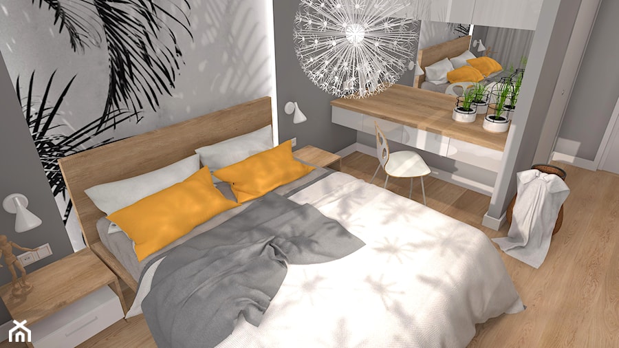 Mieszkanie dla singielki - Sypialnia, styl nowoczesny - zdjęcie od Atelier Art&Design