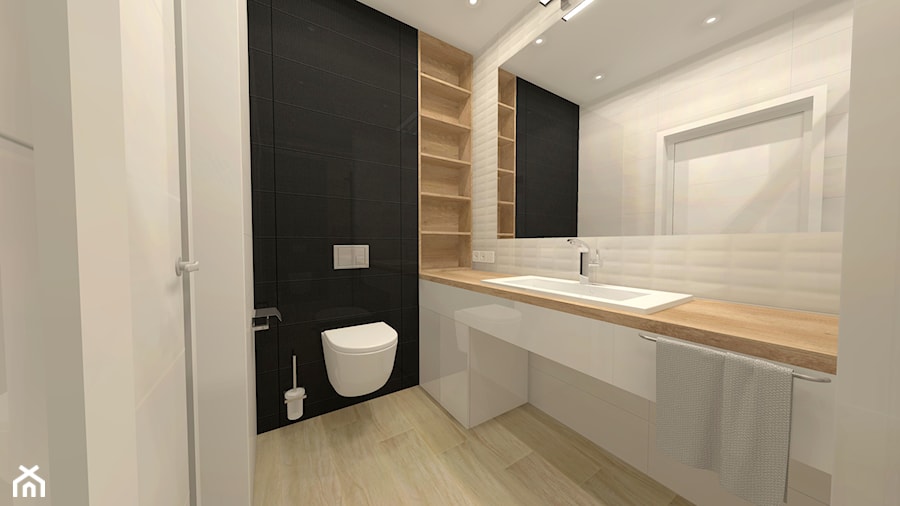 Mała średnia bez okna łazienka, styl nowoczesny - zdjęcie od Atelier Art&Design