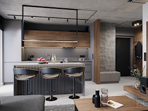 Mieszkanie Siedlce 64m2 - Kuchnia, styl nowoczesny - zdjęcie od DEDEKO