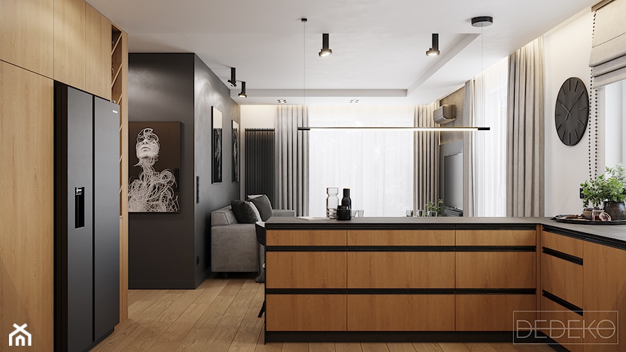 Mieszkanie Lazurowa - Kuchnia, styl nowoczesny - zdjęcie od DEDEKO