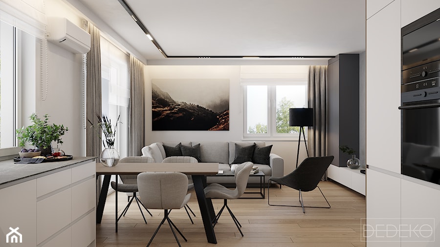 Mieszkanie Bukowiecka - Salon, styl minimalistyczny - zdjęcie od DEDEKO