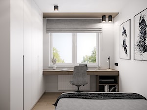 Mieszkanie Bukowiecka - Sypialnia, styl minimalistyczny - zdjęcie od DEDEKO
