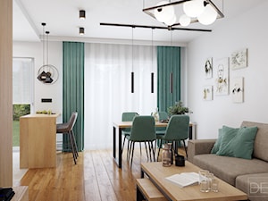 Mieszkanie 66m2 Chrzanowskiego - Jadalnia, styl nowoczesny - zdjęcie od DEDEKO