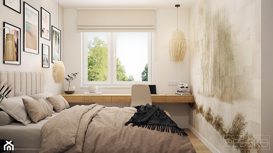 Mieszkanie Wierna II - Sypialnia, styl nowoczesny - zdjęcie od DEDEKO