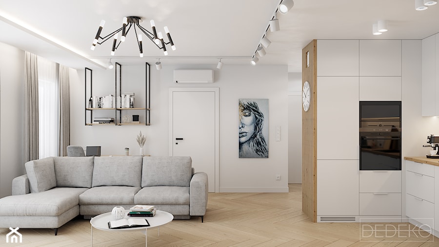 Mieszkanie Kurpiowska - Salon, styl nowoczesny - zdjęcie od DEDEKO