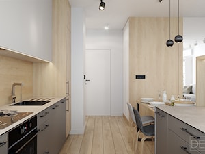 Mieszkanie 73m2 Woronicza - Kuchnia, styl nowoczesny - zdjęcie od DEDEKO