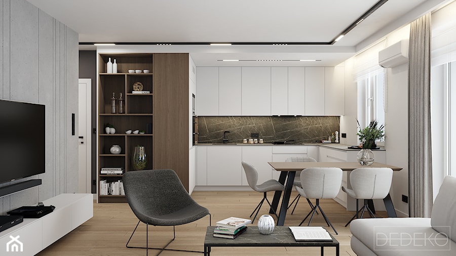 Mieszkanie Bukowiecka - Kuchnia, styl minimalistyczny - zdjęcie od DEDEKO