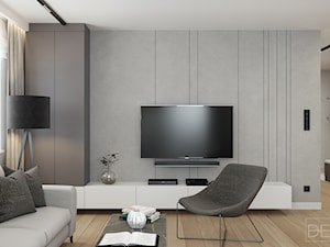 Mieszkanie Bukowiecka - Salon, styl minimalistyczny - zdjęcie od DEDEKO
