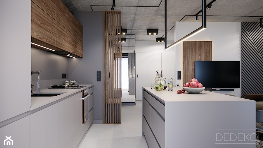 Mieszkanie Siedlce 64m2 - Kuchnia, styl nowoczesny - zdjęcie od DEDEKO