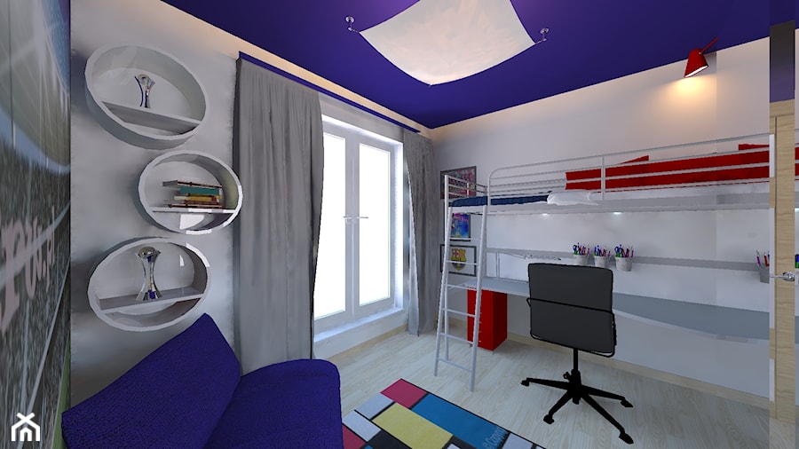 piętrowe łóżko w pokoju dziecięcym - Pokój dziecka - zdjęcie od MyWay Design