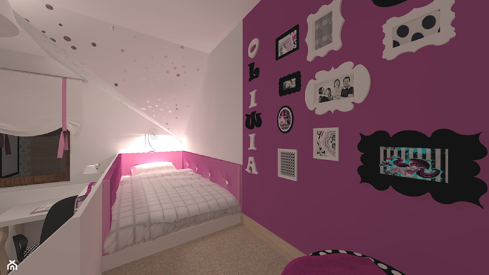 piętrowe łóżko w pokoju dziecięcym - Pokój dziecka - zdjęcie od MyWay Design - Homebook