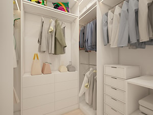 Projekt wnętrz domu - Średnia zamknięta garderoba, styl nowoczesny - zdjęcie od MyWay Design