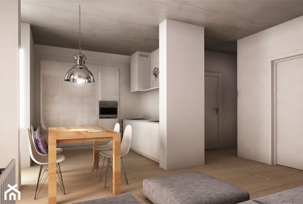 Mieszkanie dla młodej rodziny - Jadalnia - zdjęcie od Sandra Sekulska Projektowanie Wnętrz