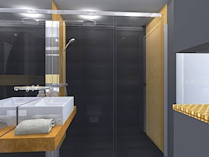 Projekt łazienki w Sosnowcu - Łazienka, styl nowoczesny - zdjęcie od Hirszberg Pracownia Architektoniczna