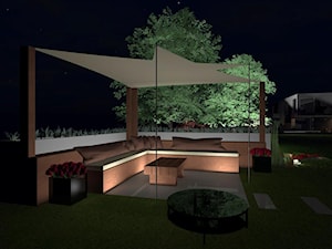 Projekt ogrodu w Sarnowie - Ogród, styl nowoczesny - zdjęcie od Hirszberg Pracownia Architektoniczna