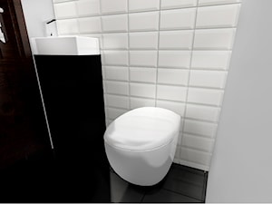 Toaleta w Poznaniu - Łazienka, styl nowoczesny - zdjęcie od Hirszberg Pracownia Architektoniczna